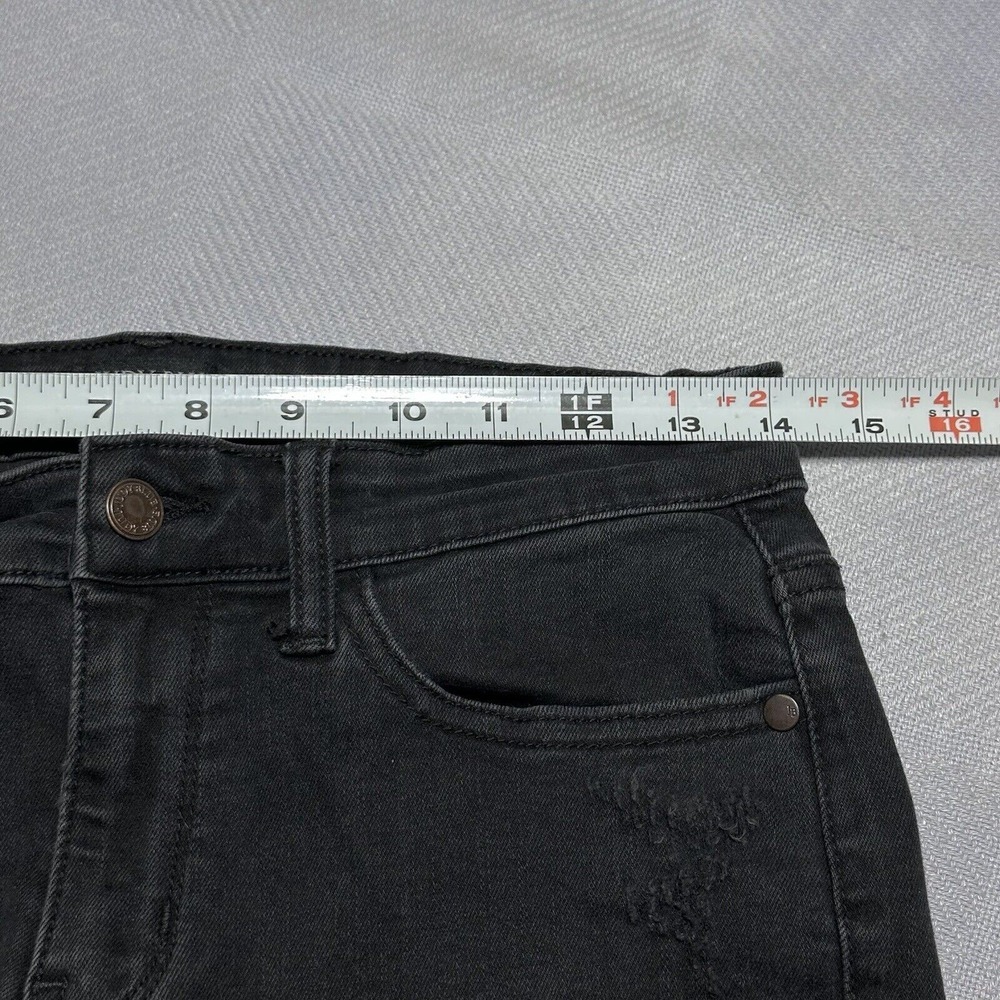 Judy‎ Blue Mid Rise Distressed Leopard Print Patch Skinny Fit Jeans Size 7/28 - Picture 11 of 16